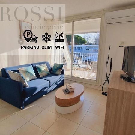 T2 West City Parking Clim Wifi 4Pers - Rossiconciergerie - Linge Inclus La Grande Motte Luaran gambar